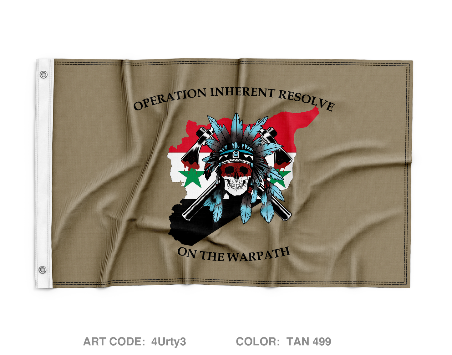 C Co, 2 BN, 87th IR Wall Flag - 4Urty3