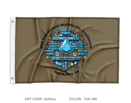 HTRTS 25B High Tech Tobyhanna Wall Flag - DsWkrx