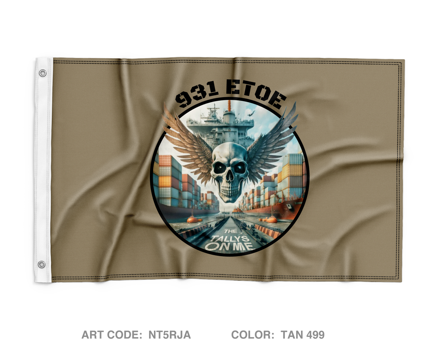 931 TC DET (ETOE) Wall Flag - NT5RJA