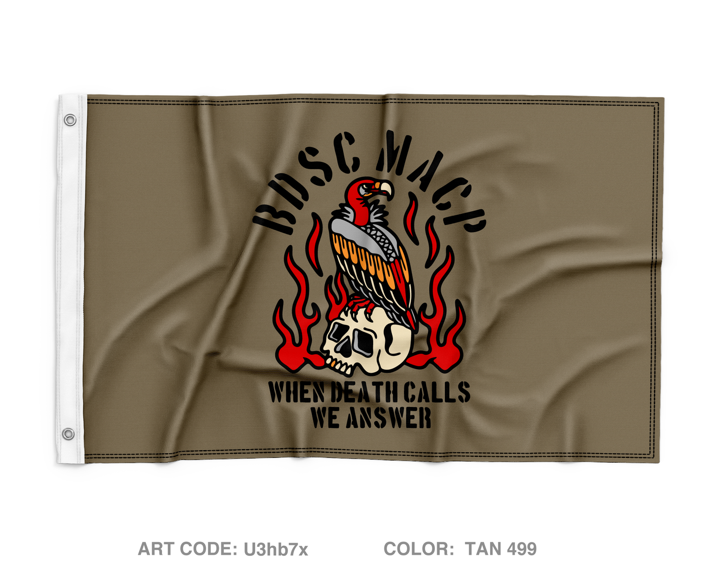 MACP, 54th QM CO (MA) Wall Flag - U3hb7x