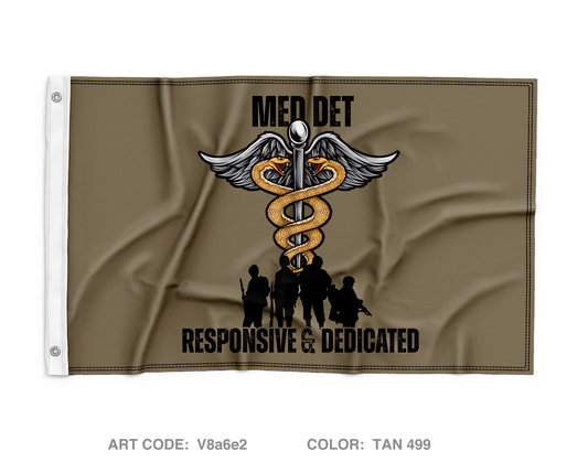 Nevada Army National Guard Medical Detachment Wall Flag - V8a6e2