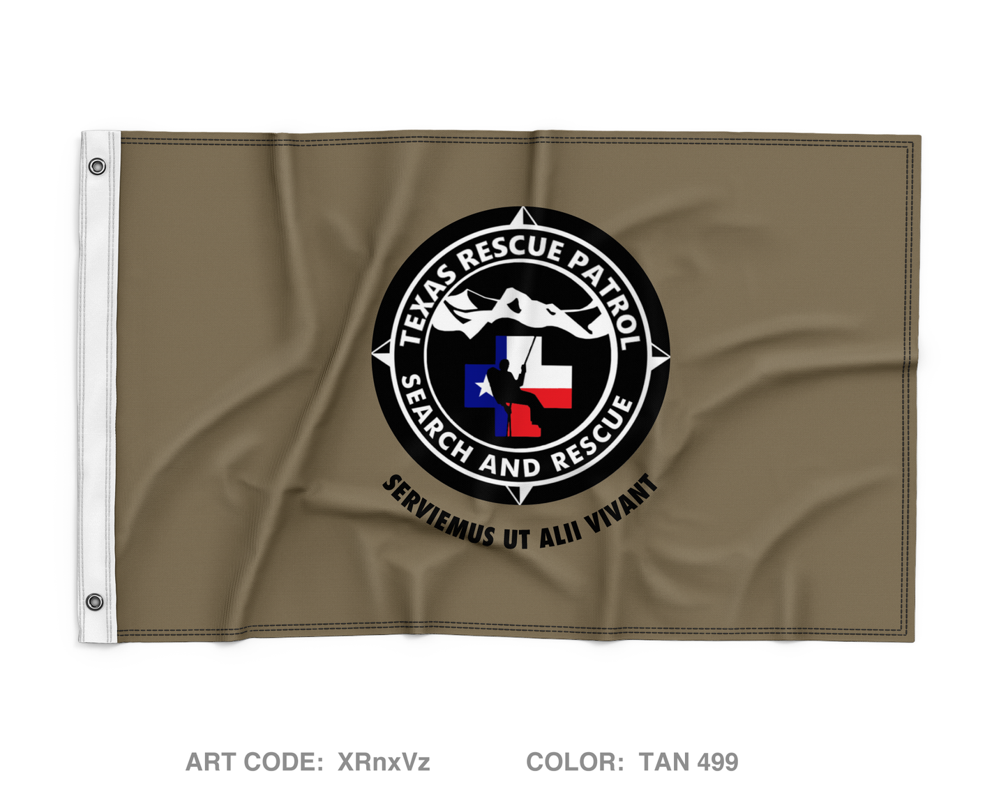 Texas Rescue Patrol SAR team Wall Flag - XRnxVz