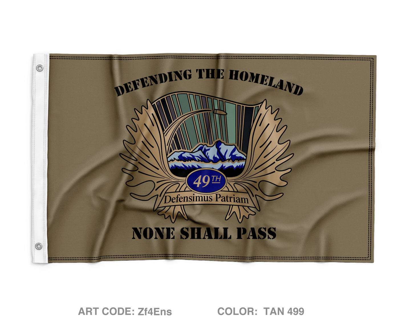 49th Missile Defense Battalion Wall Flag - Zf4Ens