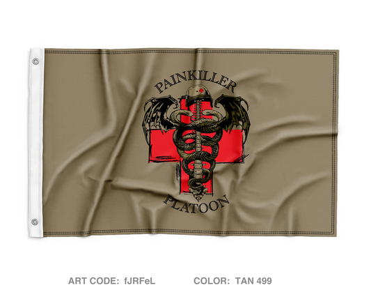 HHC 1-114th IN BN Medical Platoon Wall Flag - fJRFeL