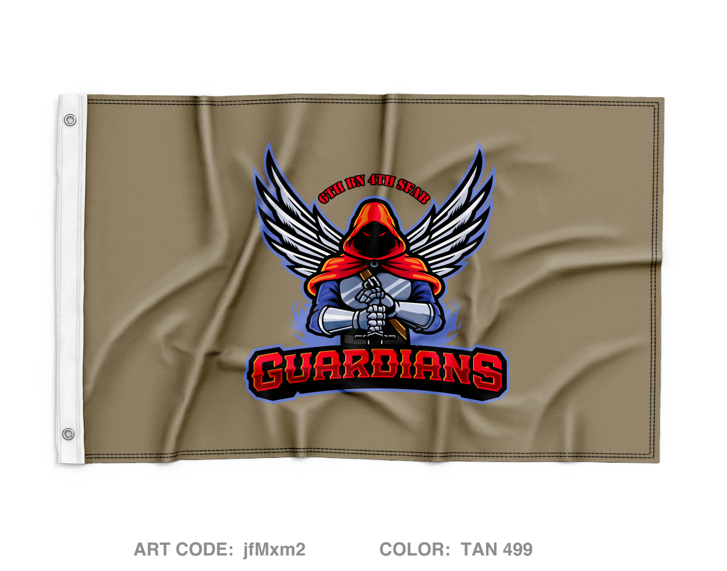 6th BN 4th SFAB Wall Flag - jfMxm2