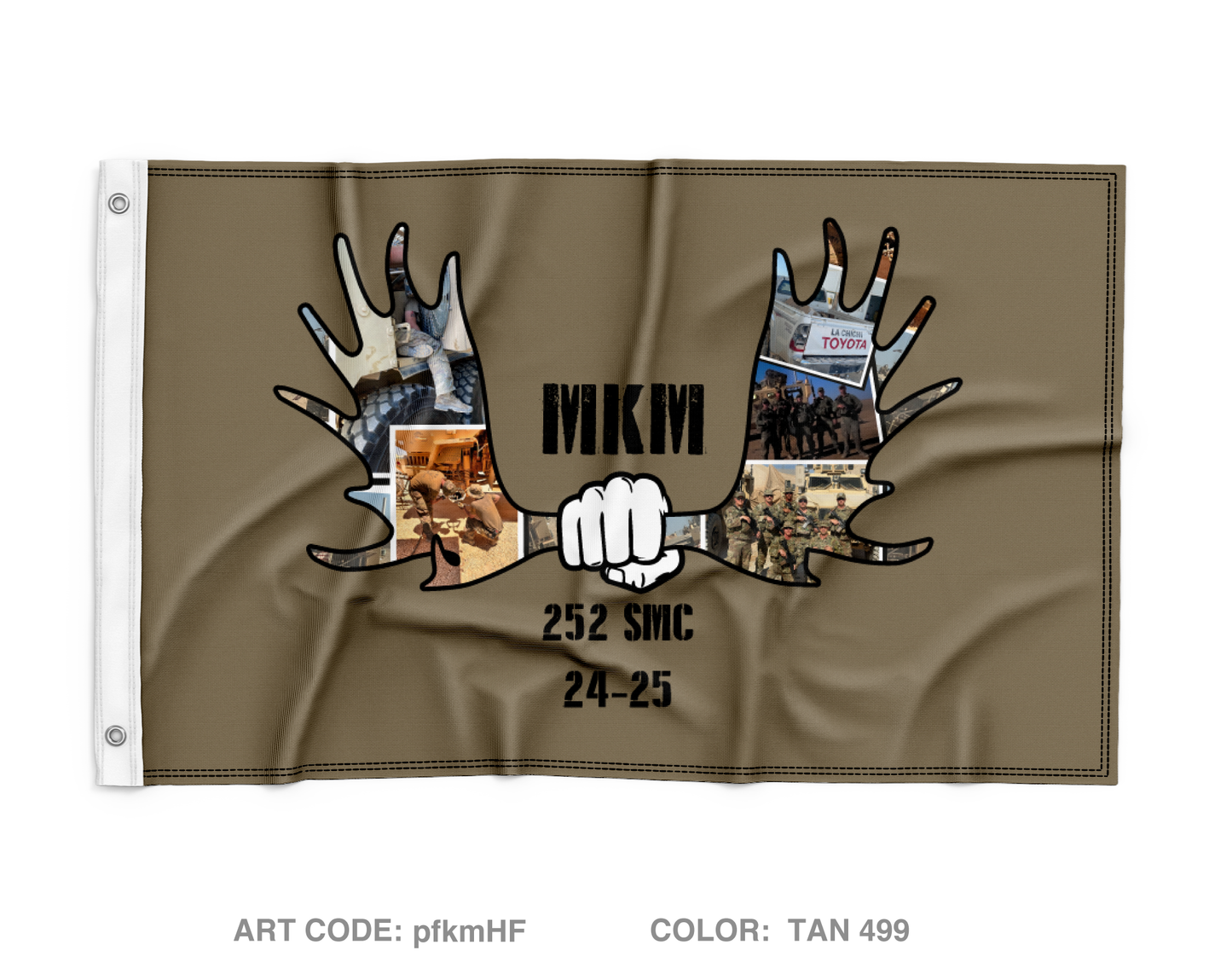 252SMC Wall Flag - pfkmHF