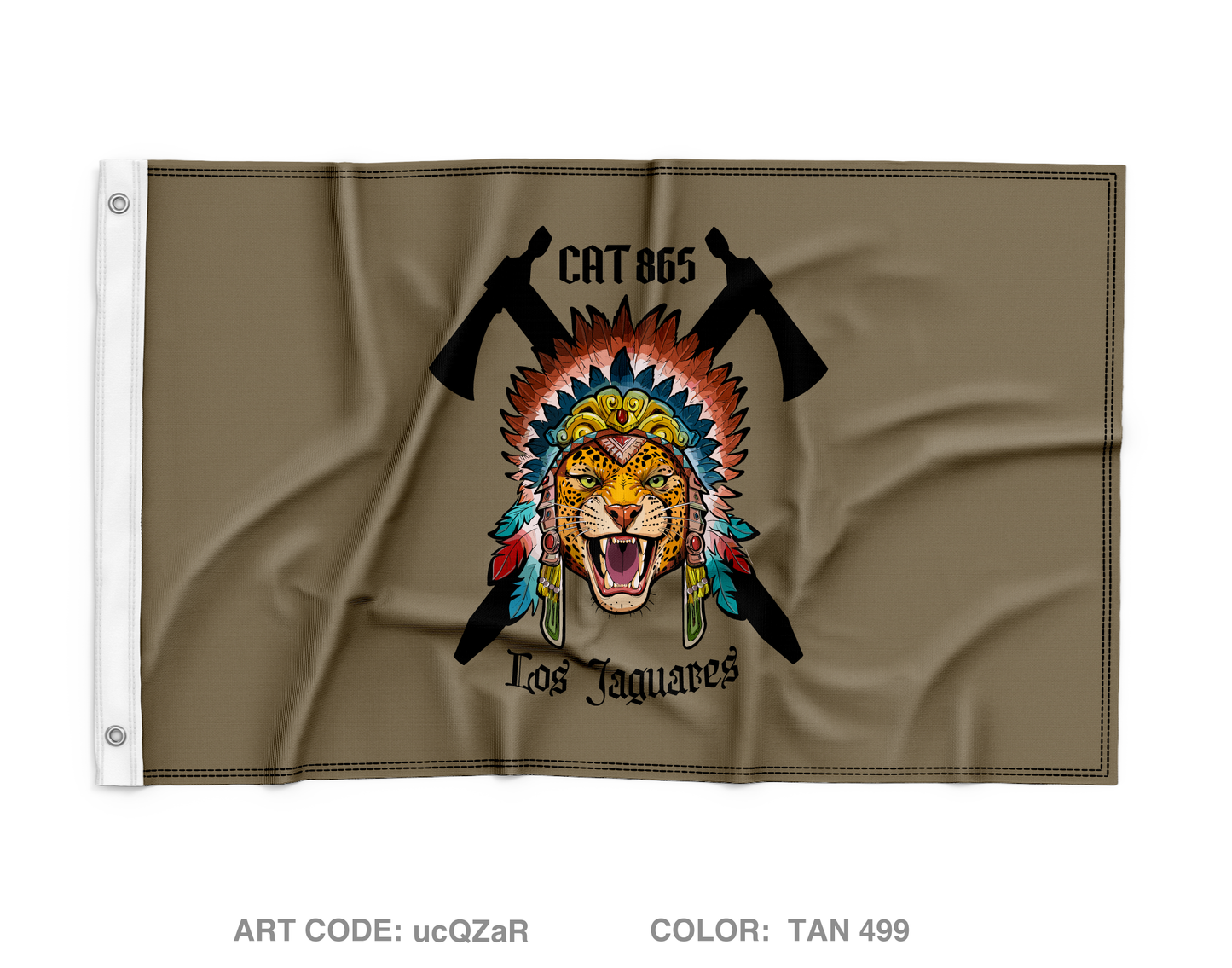 F Co 98TH CA BN Wall Flag - ucQZaR