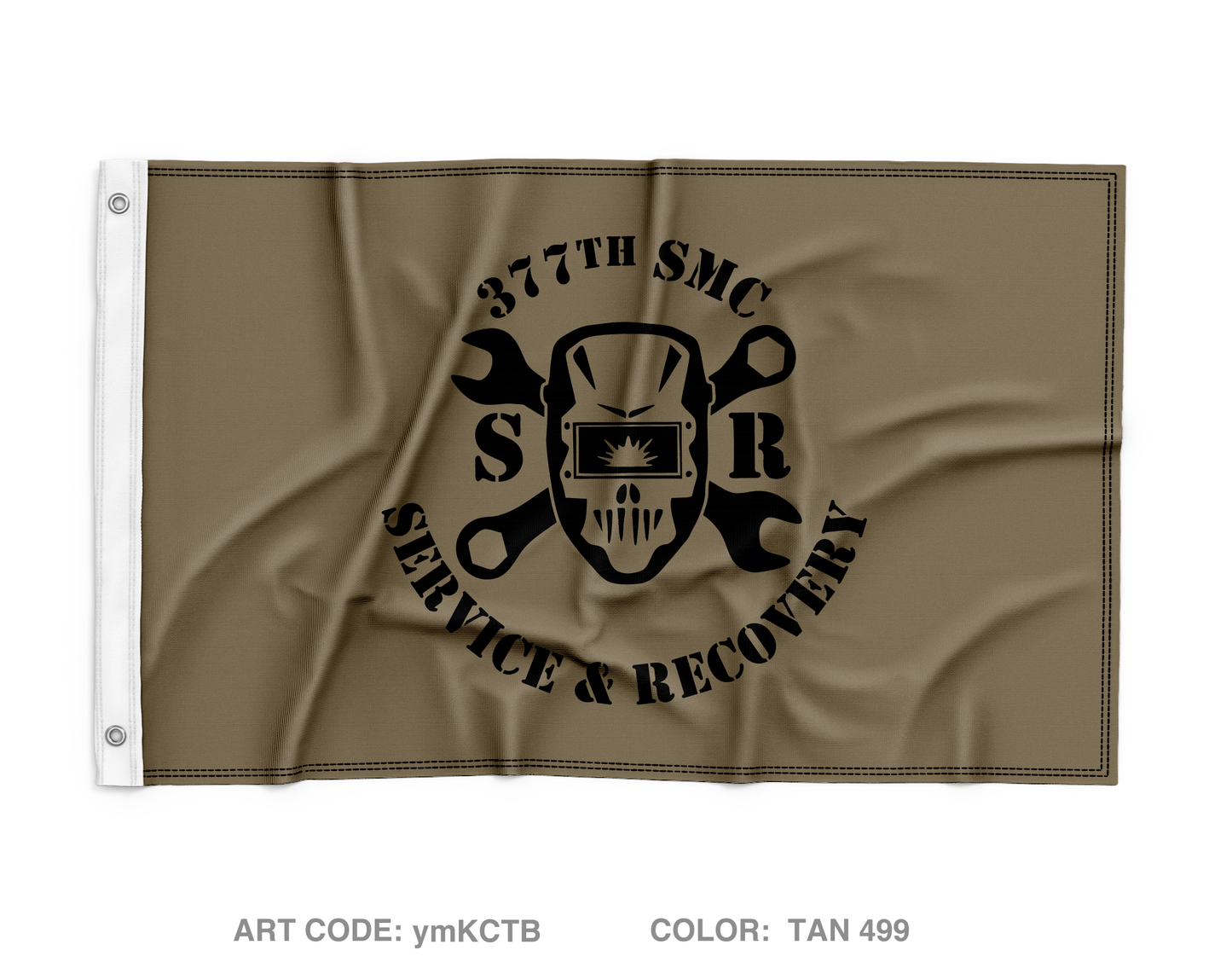 377th Service & Recovery Wall Flag - ymKCTB