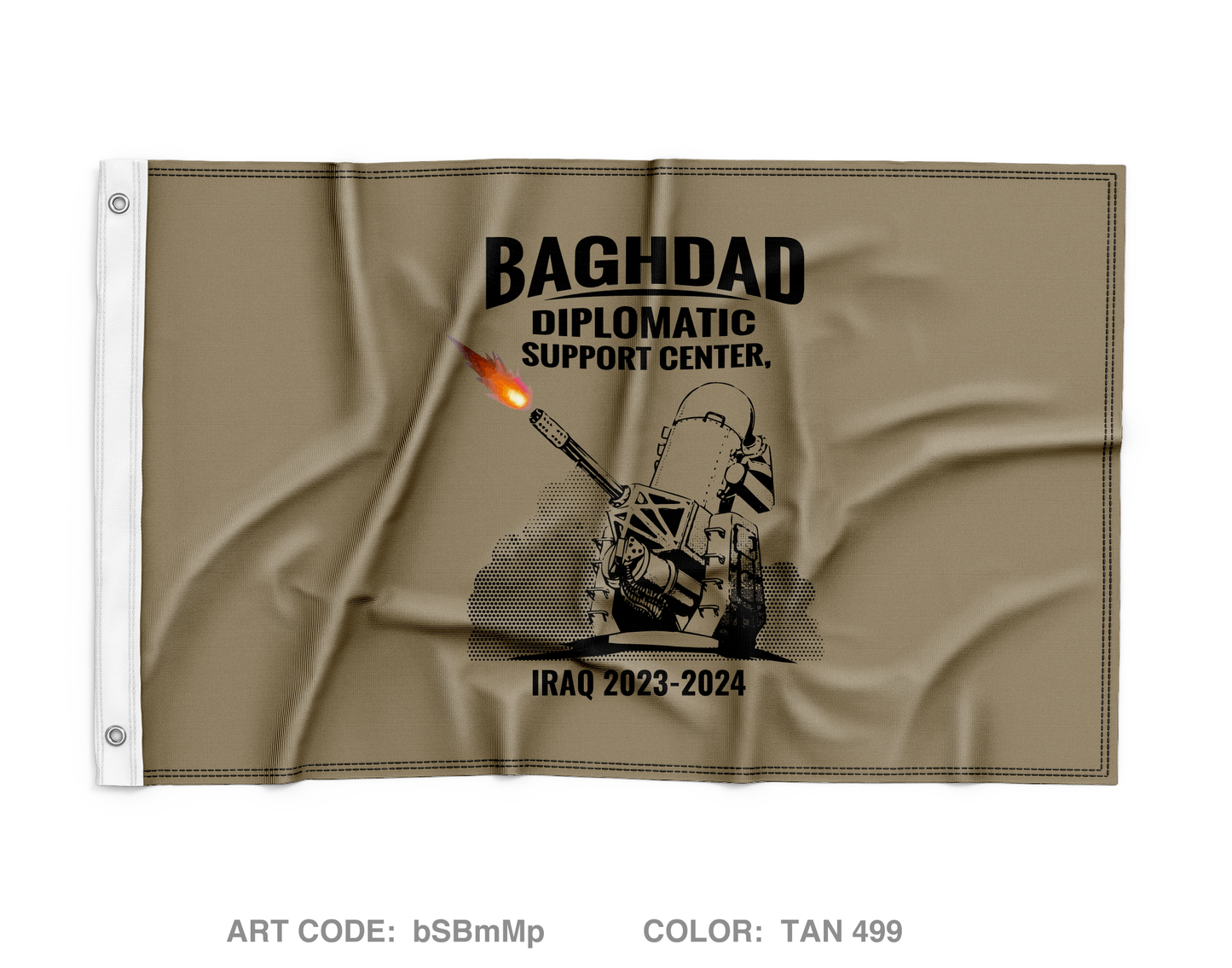 DET 1 3|133RD FA BN Wall Flag - bSBmMp