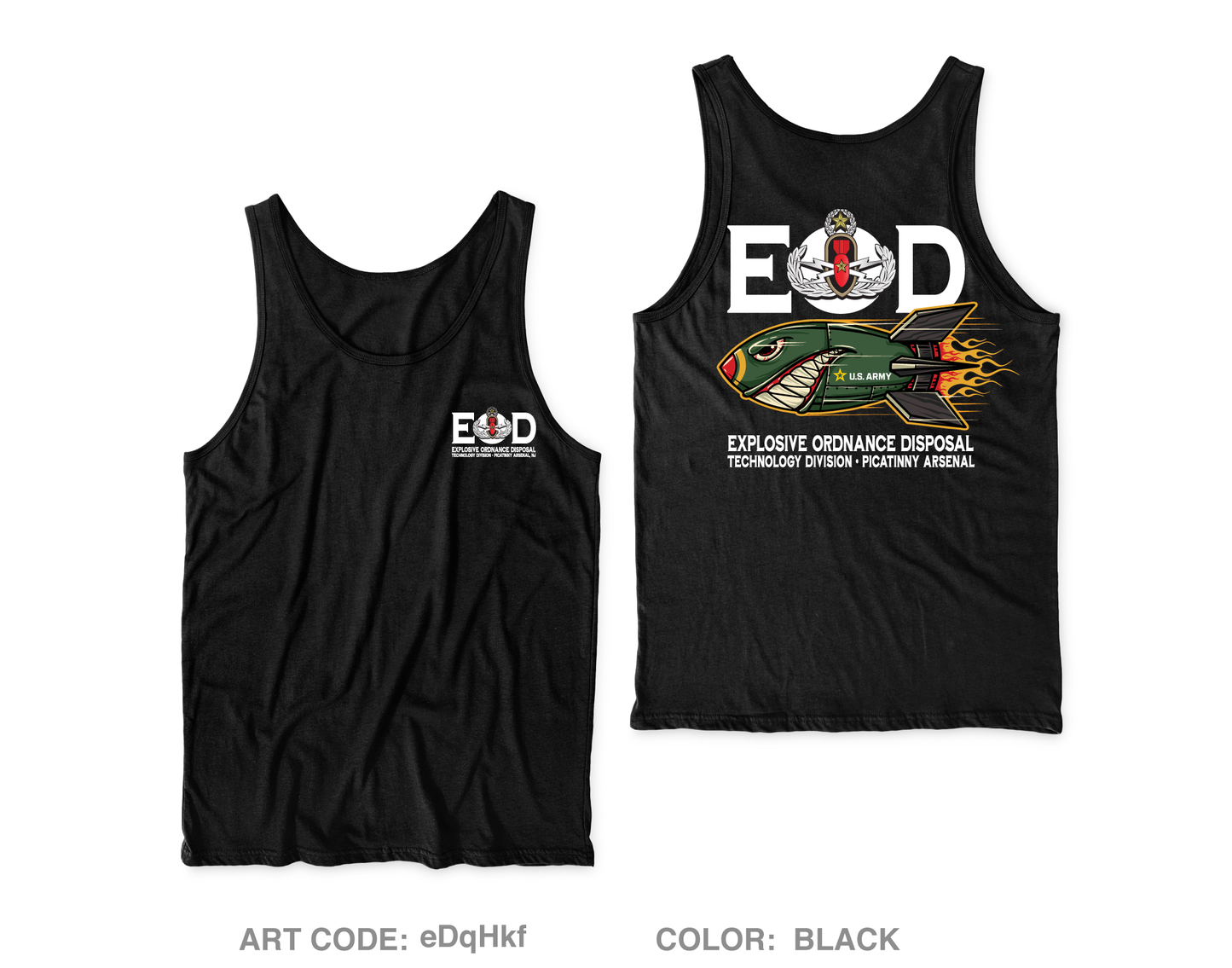 Explosive Ordnance Disposal Technology Division (EOD) Core Men's Performance Tank Top - eDqHkf