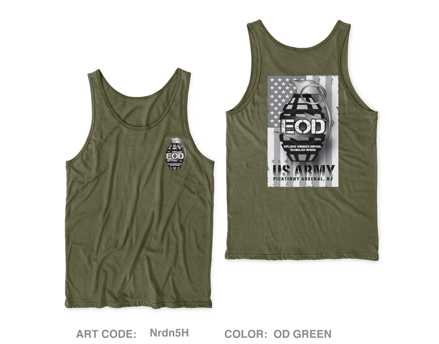 Explosive Ordnance Disposal Technology Division (EOD) Core Men's Performance Tank Top - Nrdn5H