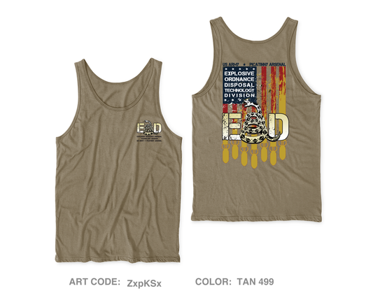 Explosive Ordnance Disposal Technology Division (EOD) Core Men's Performance Tank Top - ZxpKSx