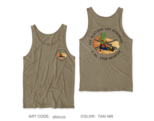 1st Platoon, C Co, 1-158IN Core Men's Performance Tank Top - d55vcb