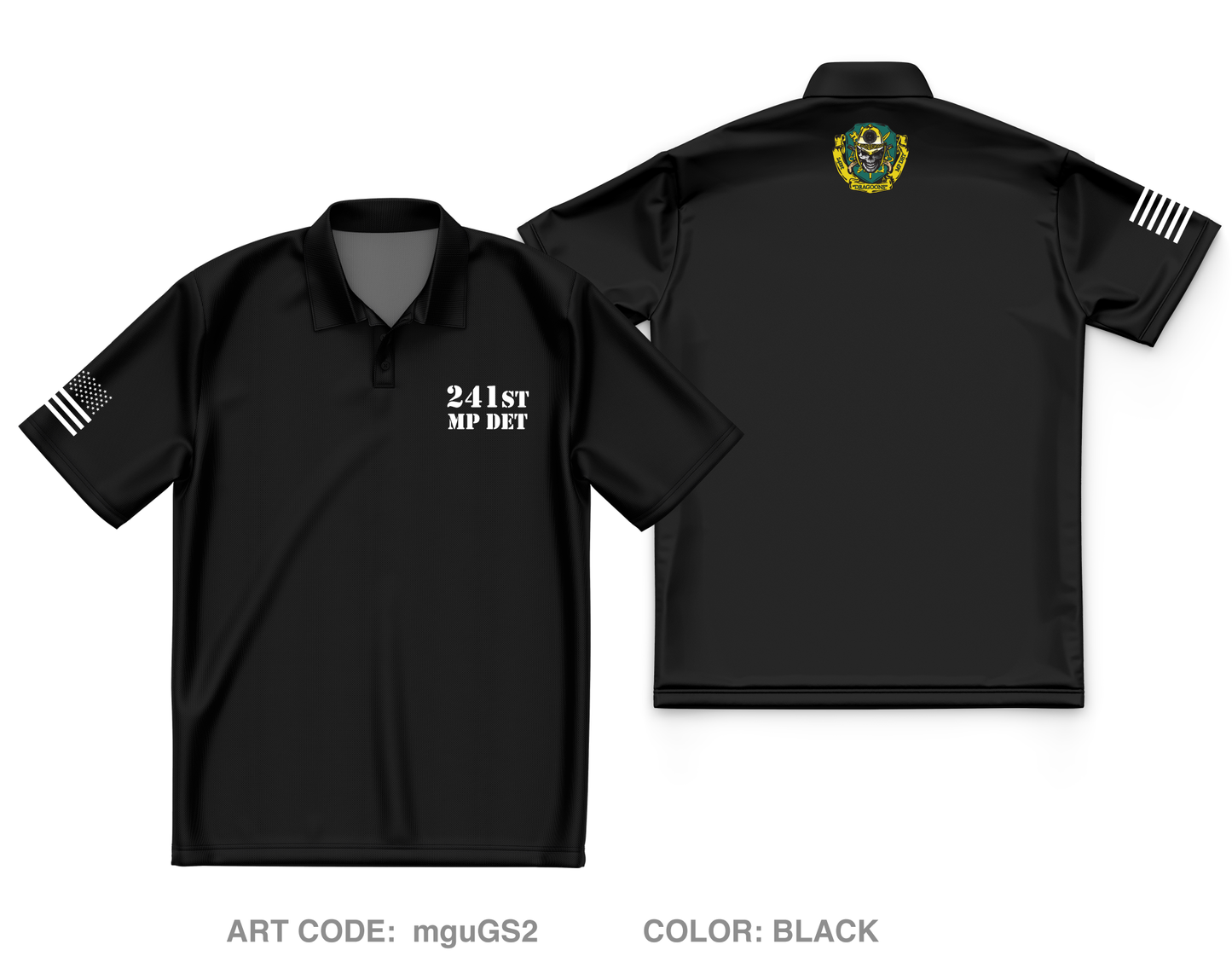 241st Military Police DET Core Men's SS Performance Polo - mguGS2