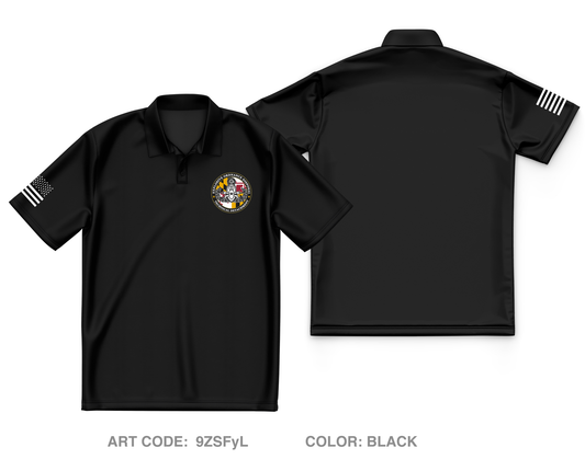 EOD Technology Center Core Men's SS Performance Polo - 9ZSFyL