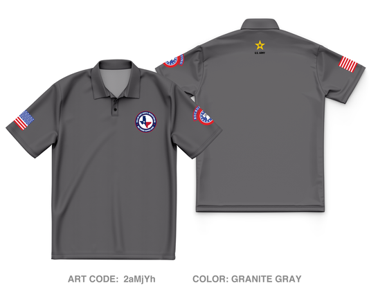 Dallas Fort Worth Recruiting Battalion Core Men's SS Performance Polo - 2aMjYh