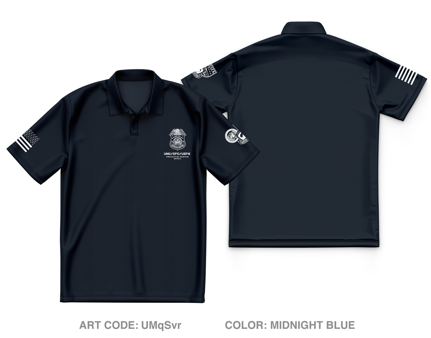 USFK PSD Core Men's SS Performance Polo - UMqSvr