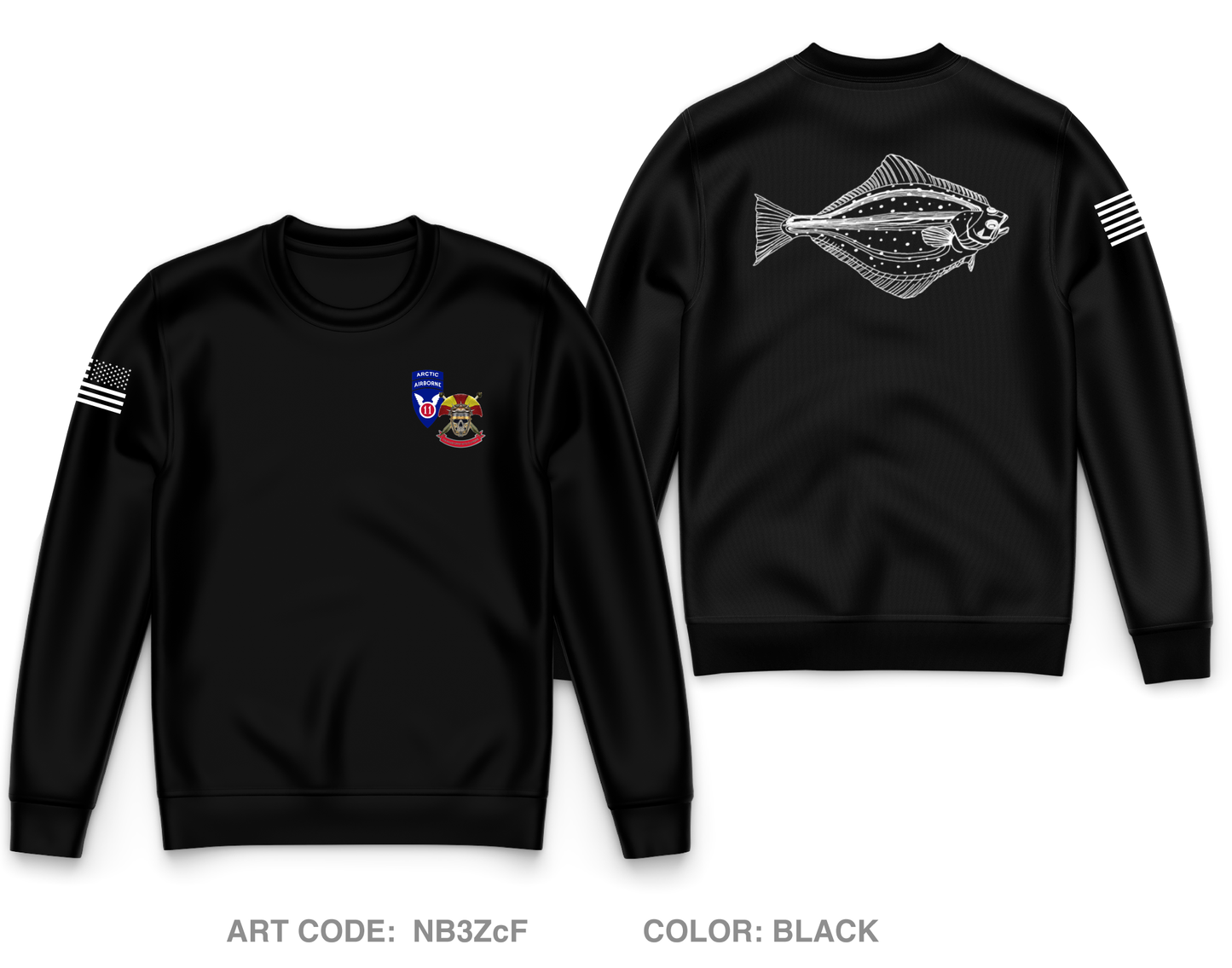 725 bsb halibuts Core Men's Crewneck Performance Sweatshirt - NB3ZcF