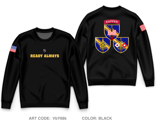 5th BN, 1st SFAB Core Men's Crewneck Performance Sweatshirt - VbY68k