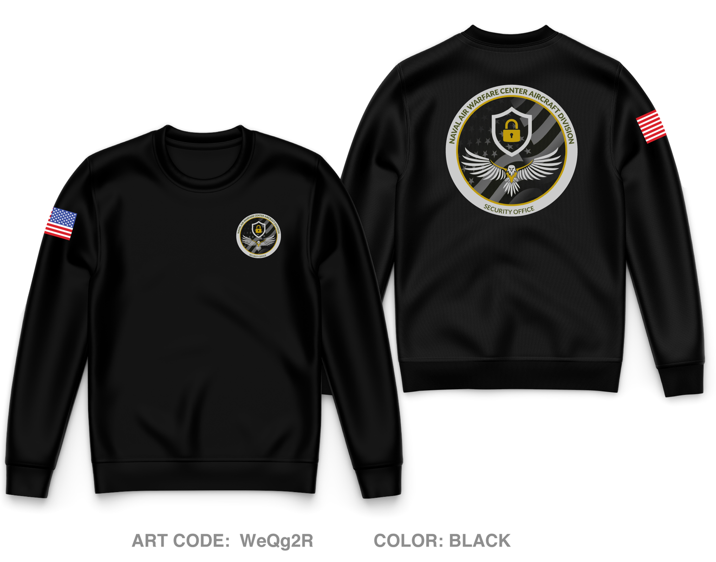 NAWCAD Core Men's Crewneck Performance Sweatshirt - WeQg2R