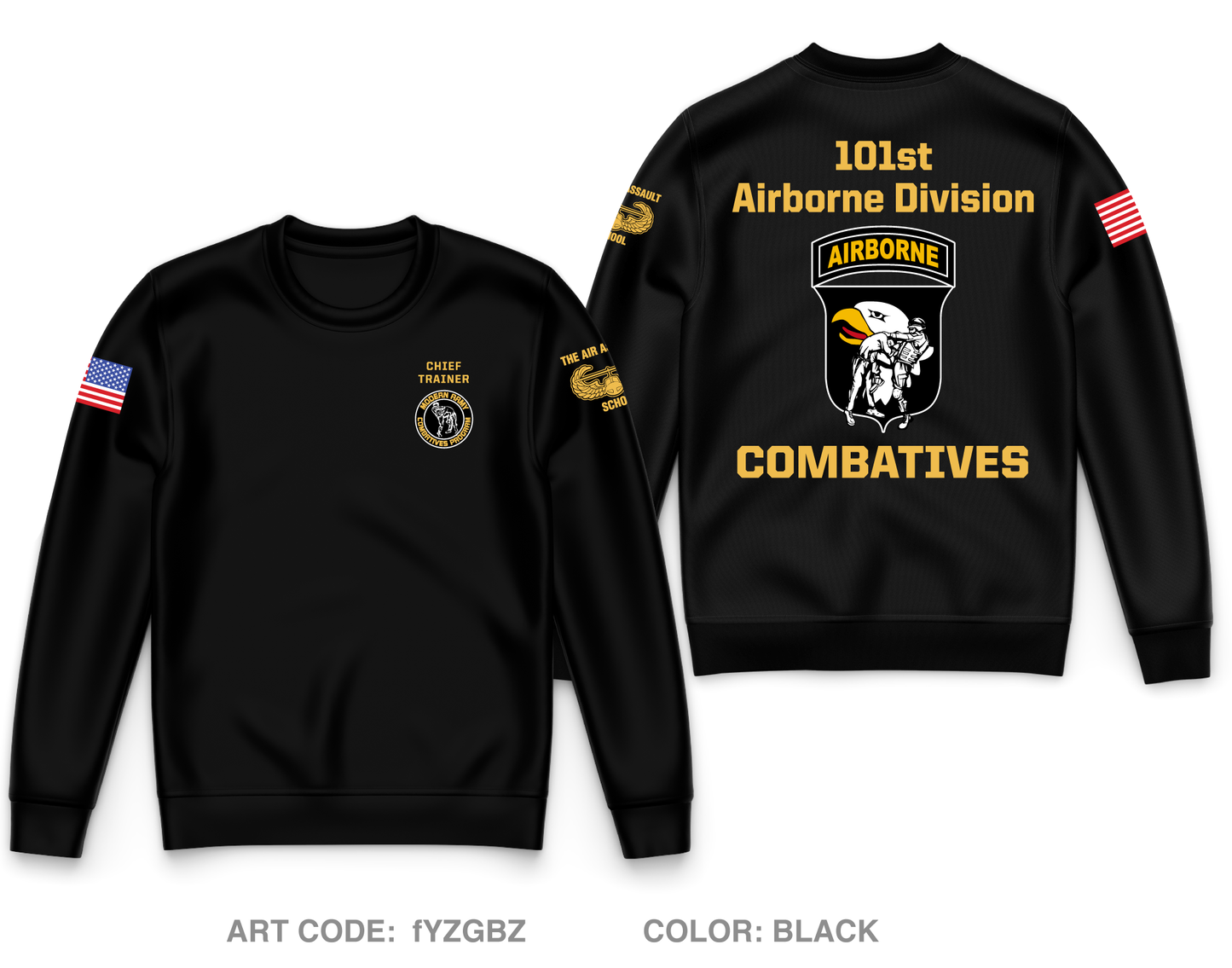 The Sabalauski Air Assault School (TSAAS) Core Men's Crewneck Performance Sweatshirt - fYZGBZ