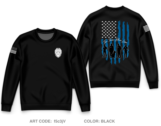 Aberdeen Proving Ground Police Department Core Men's Crewneck Performance Sweatshirt - f5c3jV