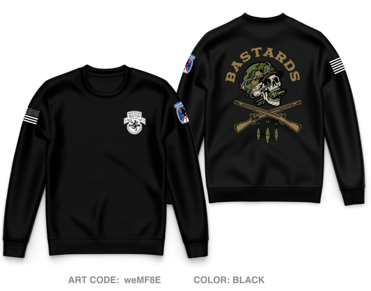 MTRS, A TRP, 3-71 CAV, 1IBCT, 10TH MTN Core Men's Crewneck Performance Sweatshirt - weMF8E