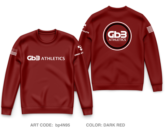 GB3 Athletics Core Men's Crewneck Performance Sweatshirt - bp4N95