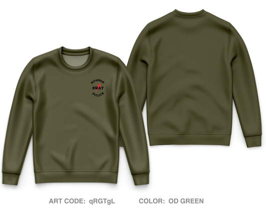 SAVANNAH SWAT Core Men's Crewneck Performance Sweatshirt - qRGTgL