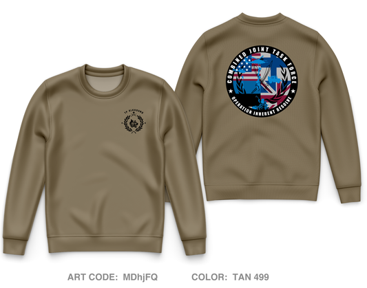 Task Force Elkhound Core Men's Crewneck Performance Sweatshirt - MDhjFQ