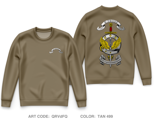 Joint Communications Unit, B Troop Core Men's Crewneck Performance Sweatshirt - QRVdFQ