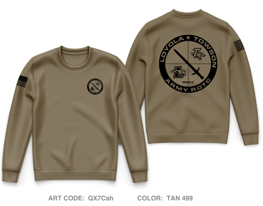 Loyola|Towson ROTC Core Men's Crewneck Performance Sweatshirt - QX7Cah