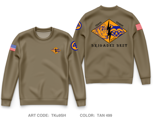 Charlie Battery, 3RD Battalion 112TH Field Artillery Regiment Core Men's Crewneck Performance Sweatshirt - TKu9SH