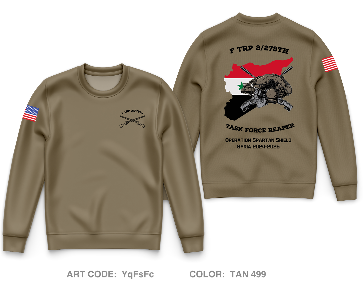 F TRP 2|278Th ACR Core Men's Crewneck Performance Sweatshirt - YqFsFc