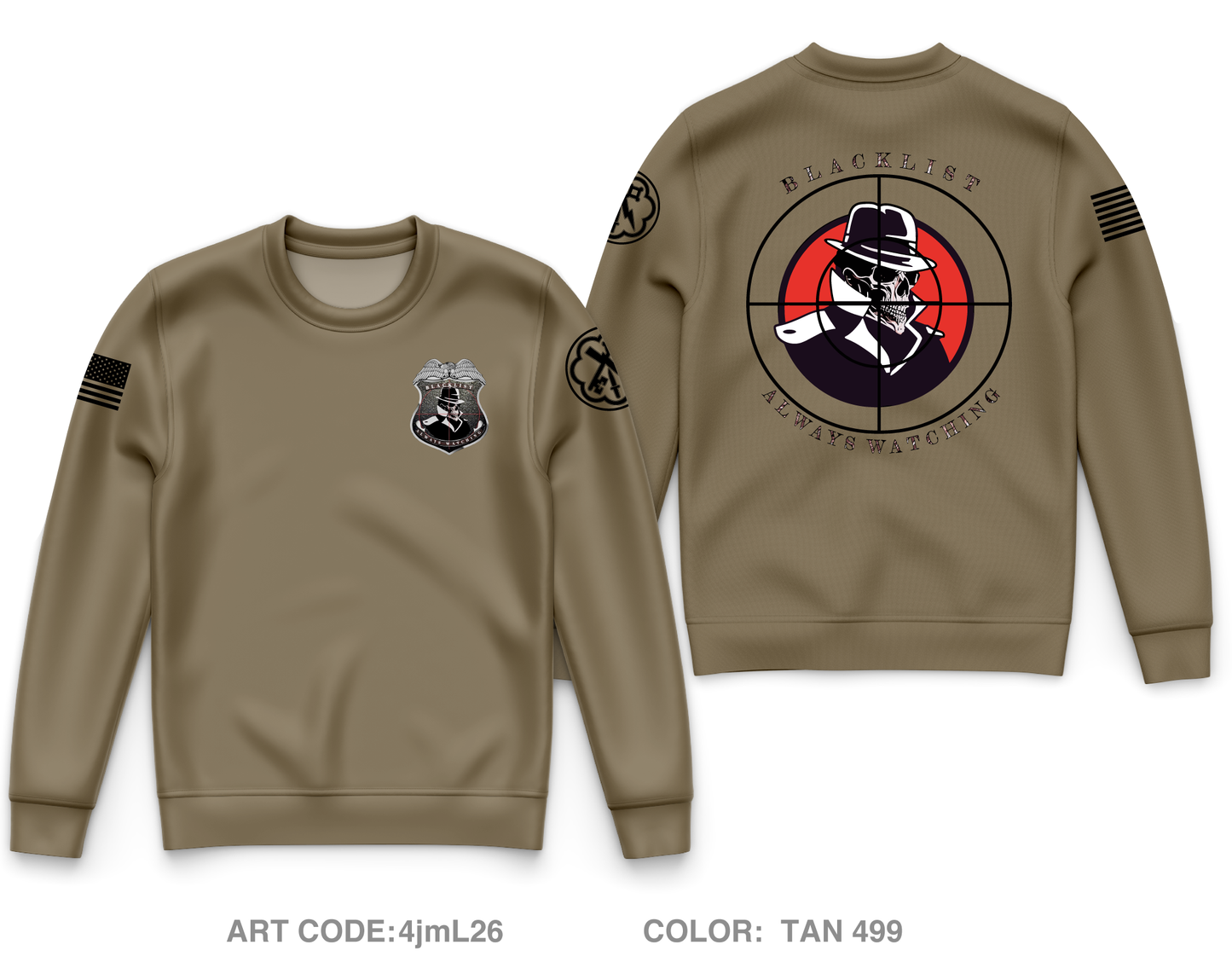 B Co, 307th MI BN, 207th MIB Core Men's Crewneck Performance Sweatshirt - a7T6pf