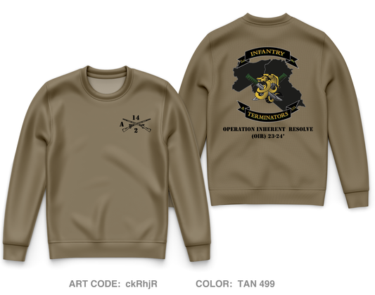 A Co 2-14IN Core Men's Crewneck Performance Sweatshirt - ckRhjR