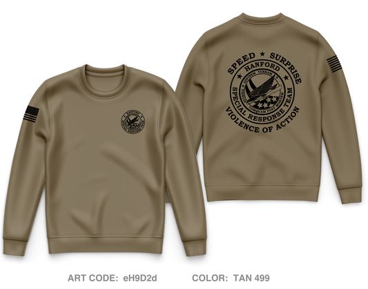 HANFORD PATROL SRT Store 1 Core Men's Crewneck Performance Sweatshirt - eH9D2d