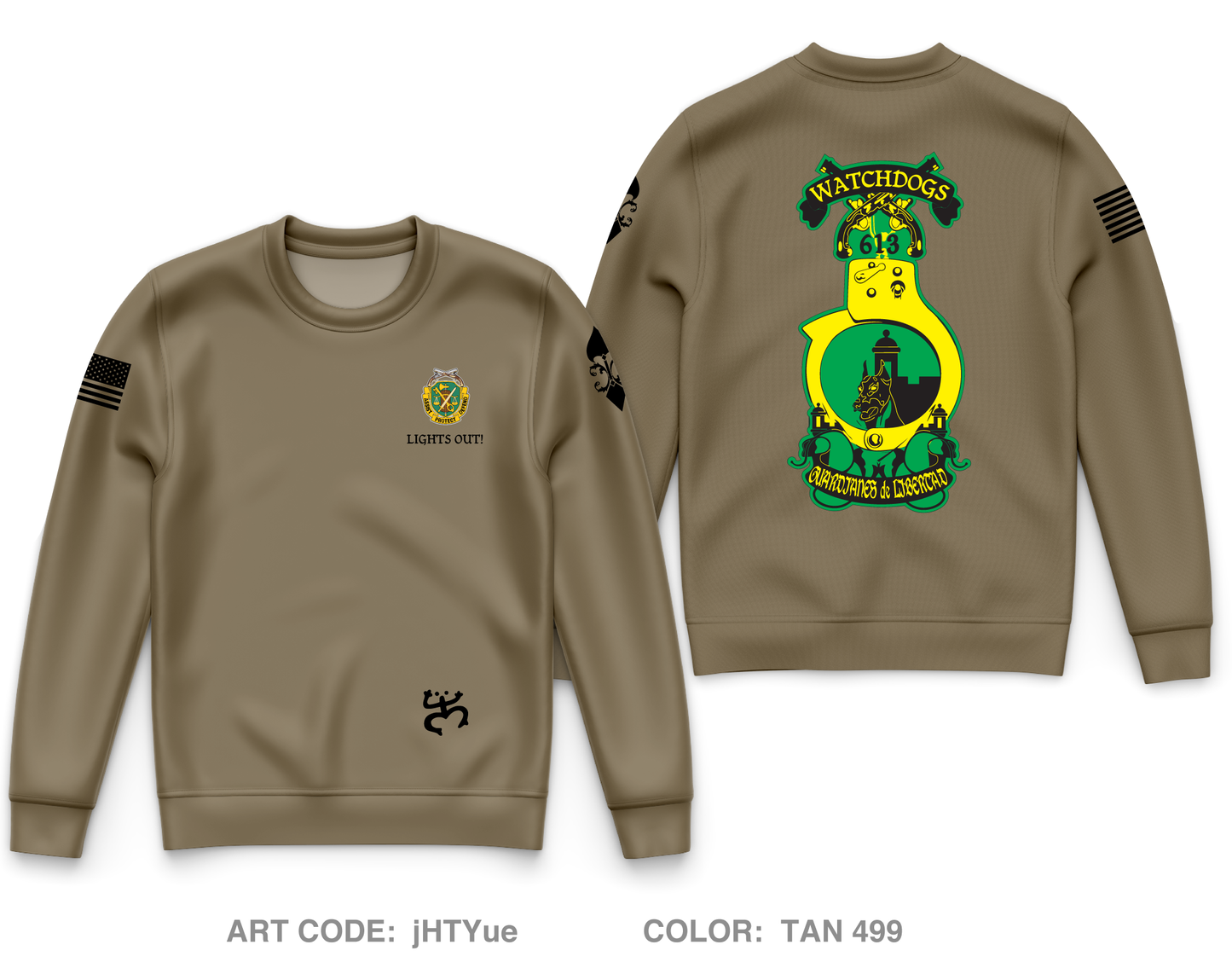 613th Military Police Core Men's Crewneck Performance Sweatshirt - jHTYue