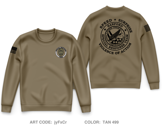 HANFORD PATROL SRT Store 1 Core Men's Crewneck Performance Sweatshirt - JYFXCR