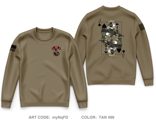 B Co, 317 BEB, 3|10 MTN DIV Core Men's Crewneck Performance Sweatshirt - myNqFD