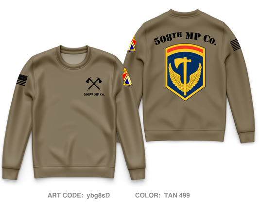 508th MP Co Core Men's Crewneck Performance Sweatshirt - ybg8sD