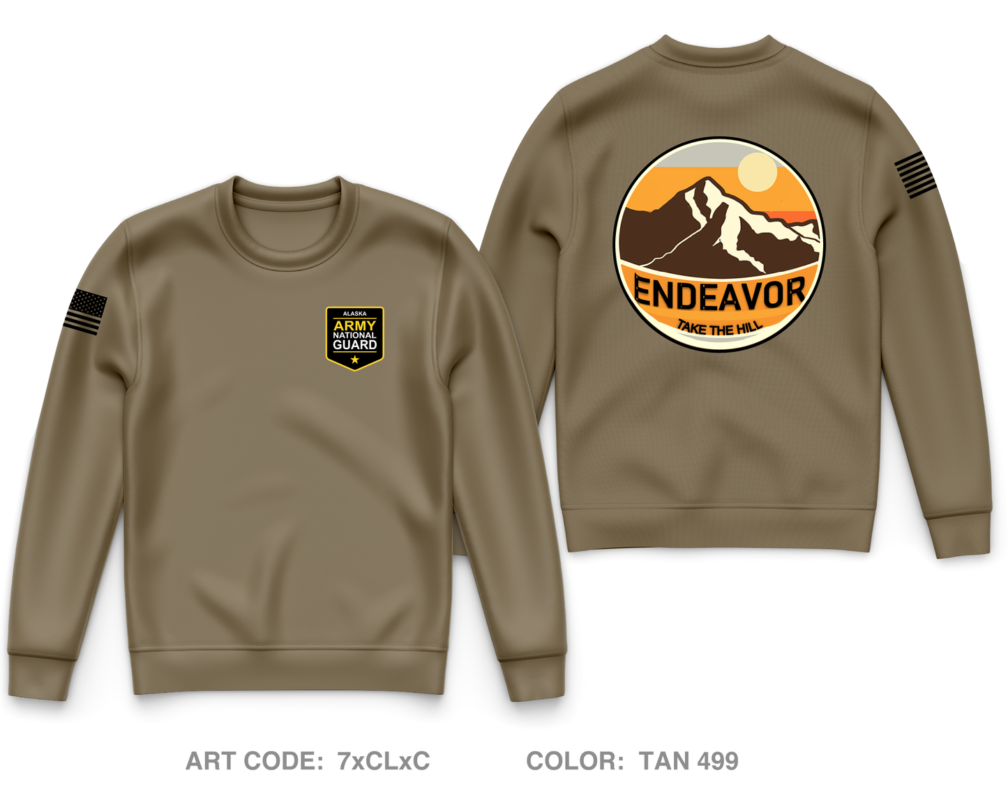 TEAM ENDEAVOR AKARNG RRB Core Men's Crewneck Performance Sweatshirt - 7xCLxC