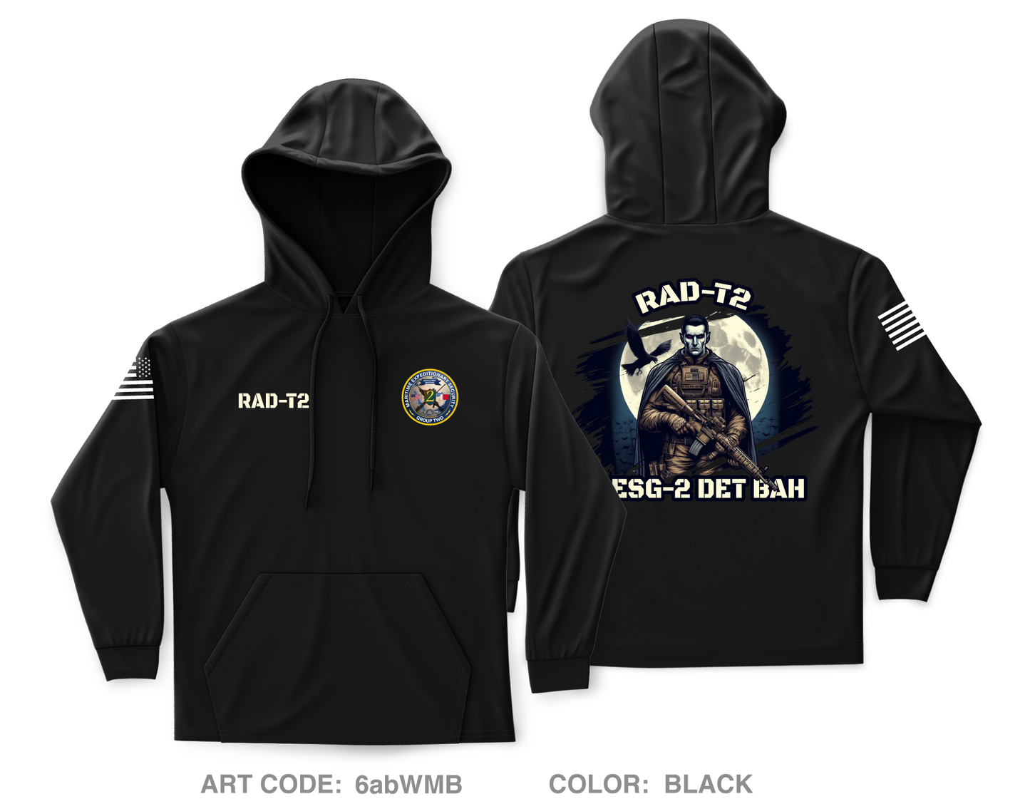 MESG-2 DET BAH Core Men's Hooded Performance Sweatshirt - 6abWMB