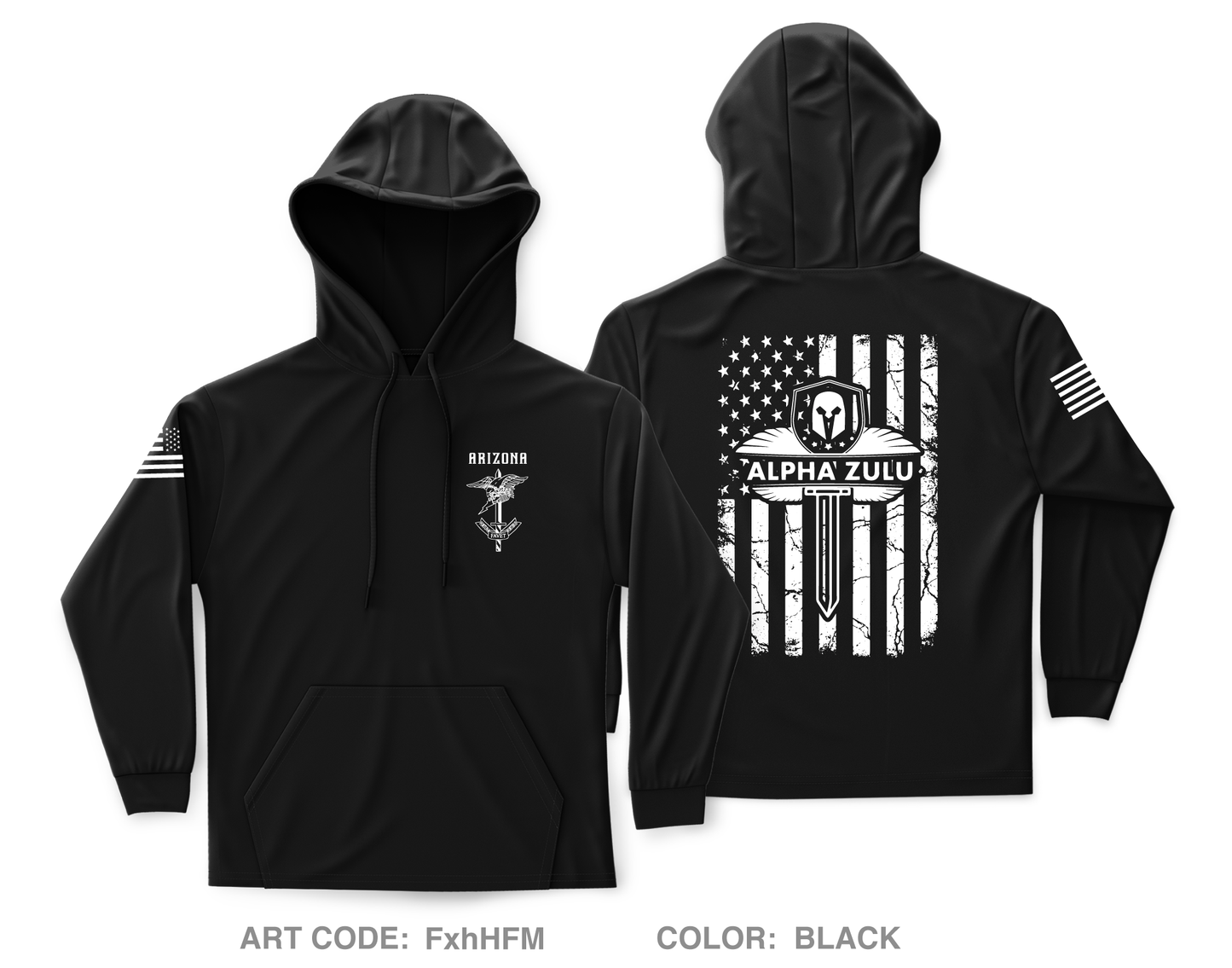 Arizona SORT Core Men's Hooded Performance Sweatshirt - FxhHFM