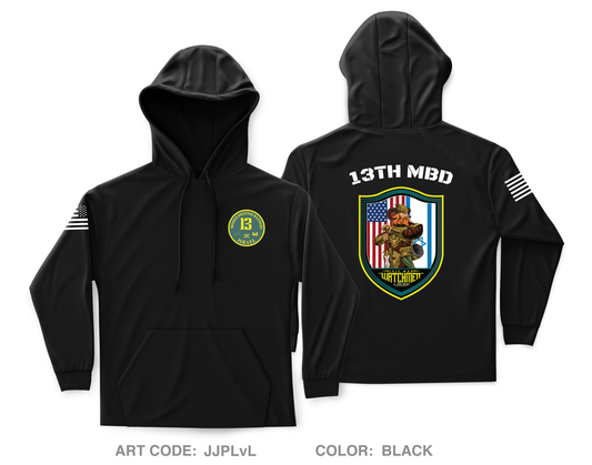 13th MDB Core Men's Hooded Performance Sweatshirt - JJPLvL