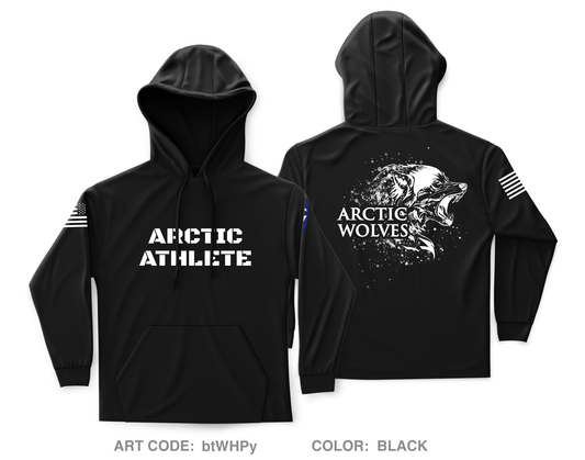 Arctic Athlete Program, 1|11 Arctic Airborne Core Men's Hooded Performance Sweatshirt - btWHPy