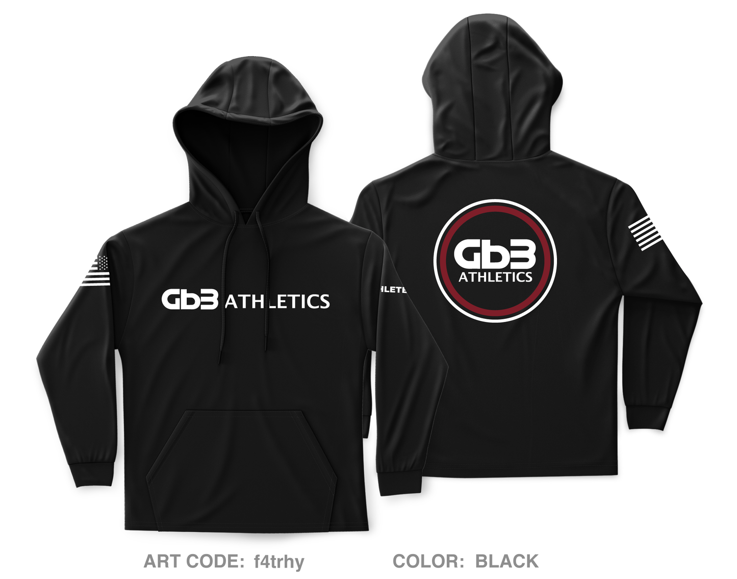 GB3 Athletics Core Men's Hooded Performance Sweatshirt - f4trhy