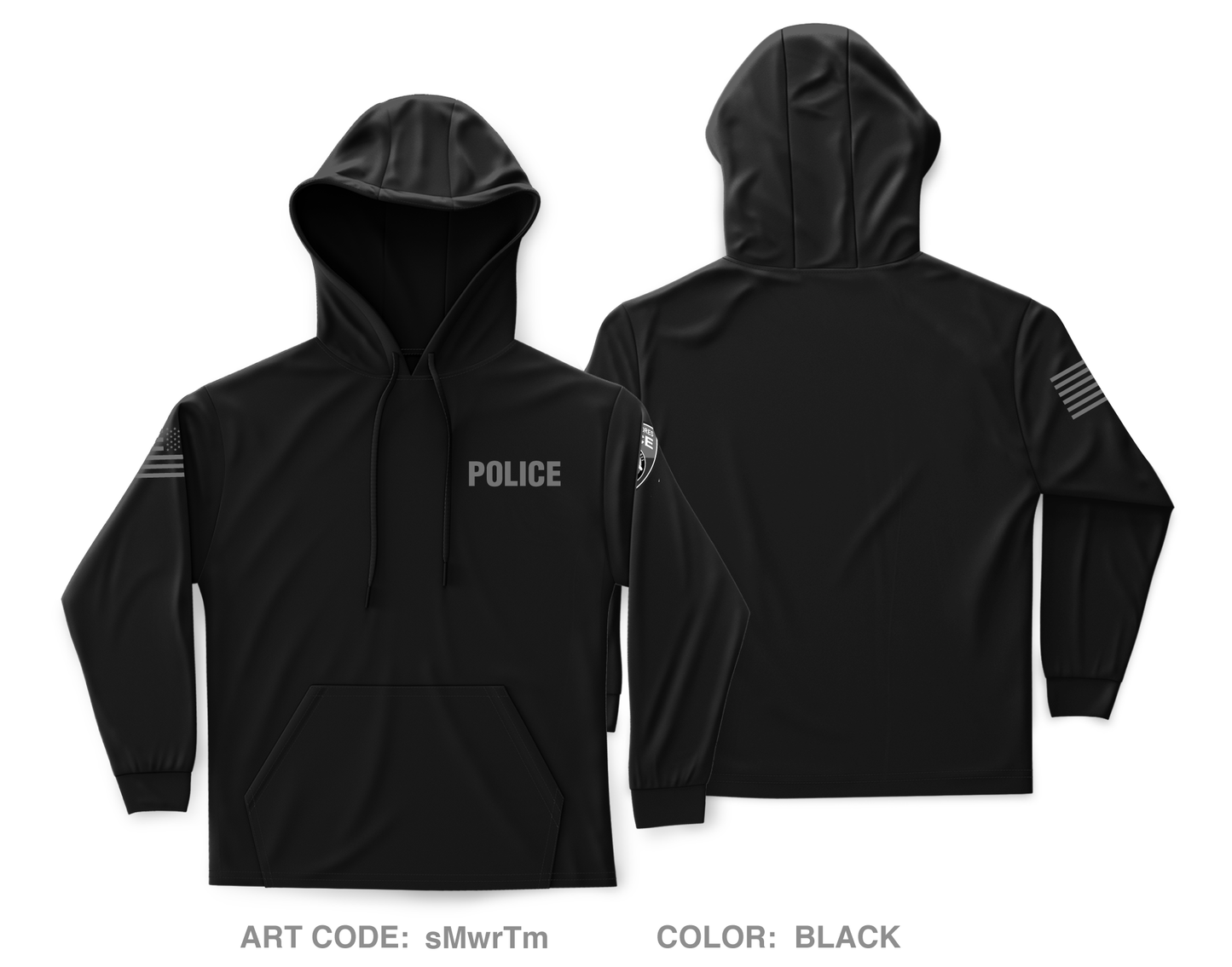 Lake Clarke Shores Police Dept Core Men's Hooded Performance Sweatshirt - sMwrTm