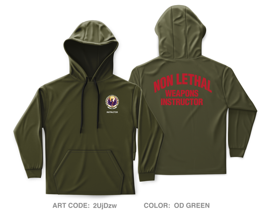 DoD Interservice Non-Lethal Weapons Instructor Course Fort Leonard Wood Core Men's Hooded Performance Sweatshirt - 2UjDzw