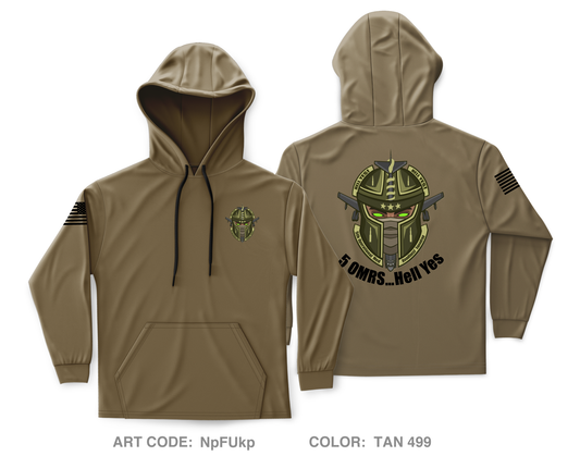 5th Operational Medical Readiness Squadron Core Men's Hooded Performance Sweatshirt - NpFUkp